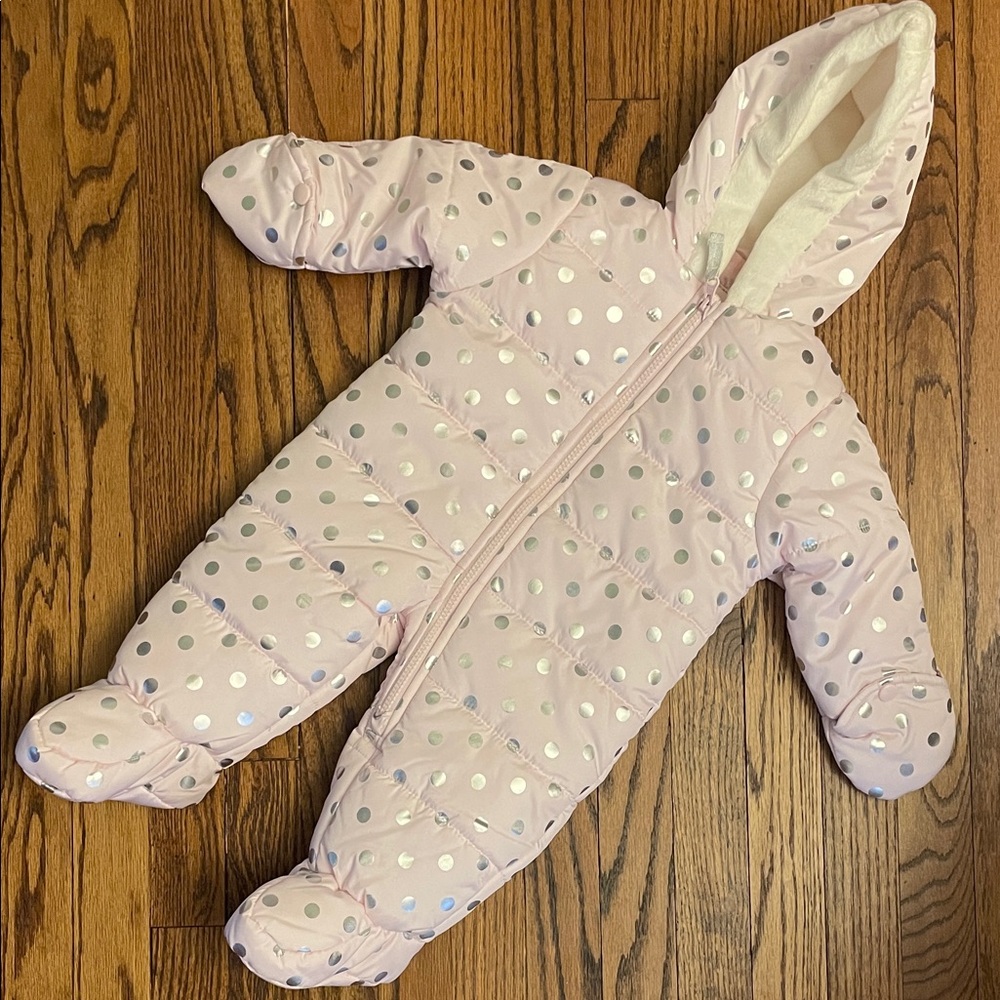 Carter's Pink Baby Snowsuit